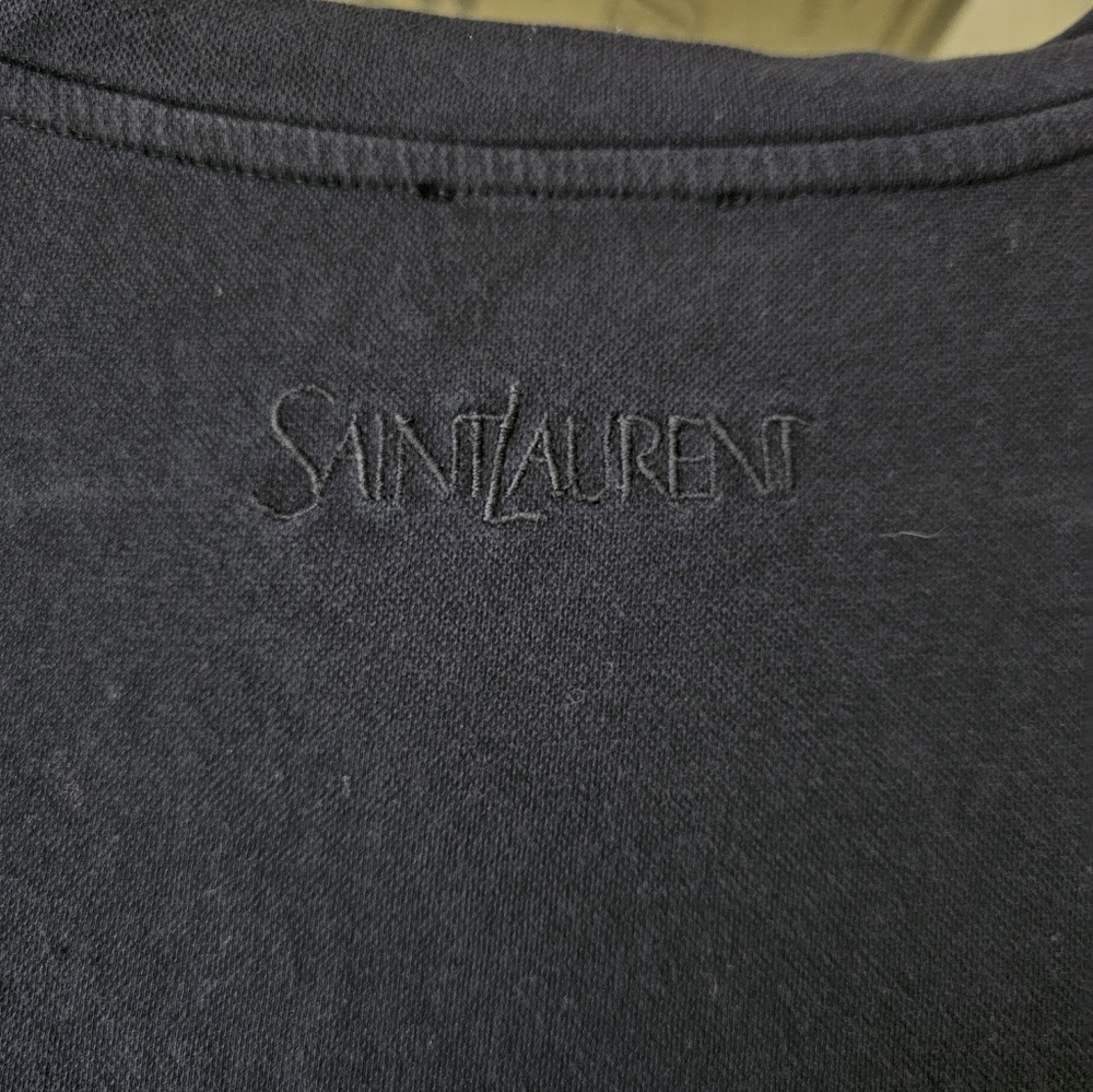 Yves Saint Laurent | YSL |Embroidered Oversized Tshirt - Picture 6 of 7